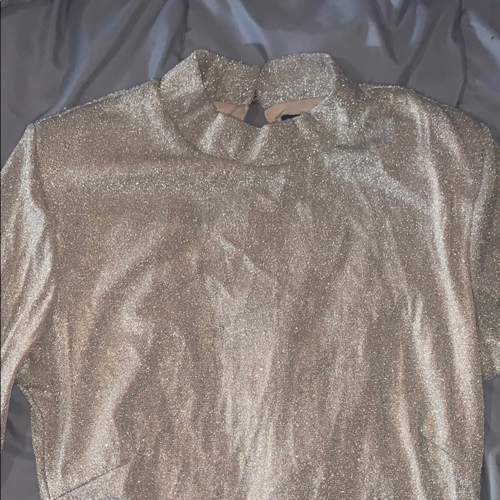 Jluxlabel sparkle high neck bodysuit